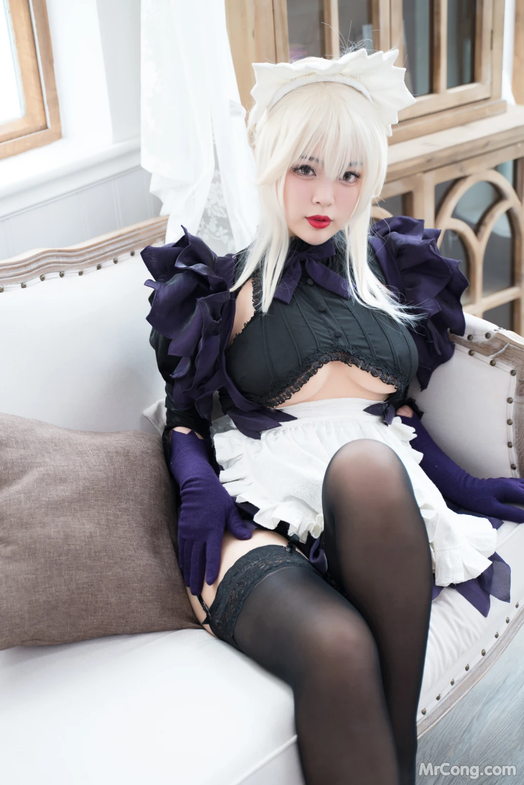 Coser@白烨 Vol.054: 黑枪呆女仆 (50 photos) – Page 2