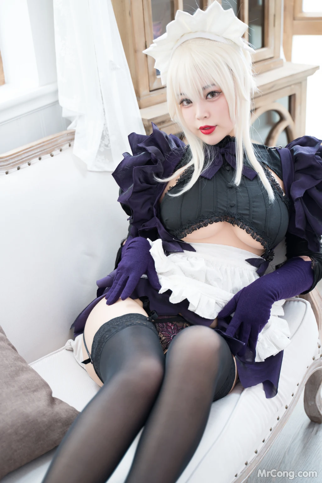 Coser@白烨 Vol.054: 黑枪呆女仆 (50 photos) – Page 3