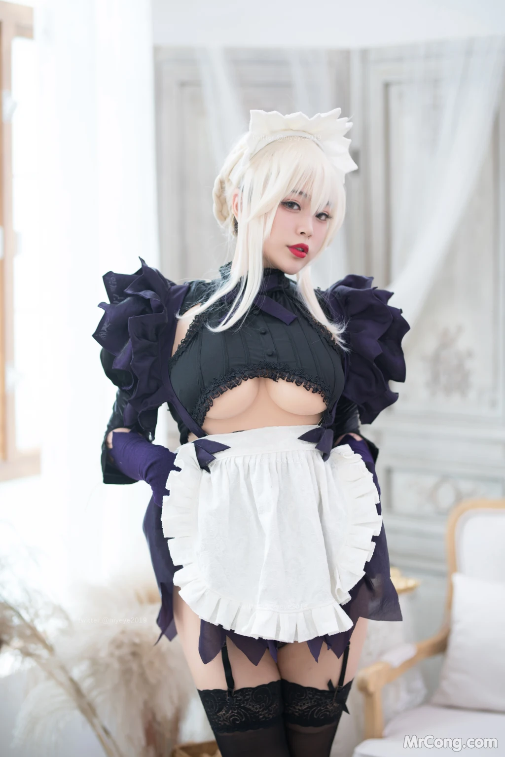 Coser@白烨 Vol.054: 黑枪呆女仆 (50 photos) – Page 3