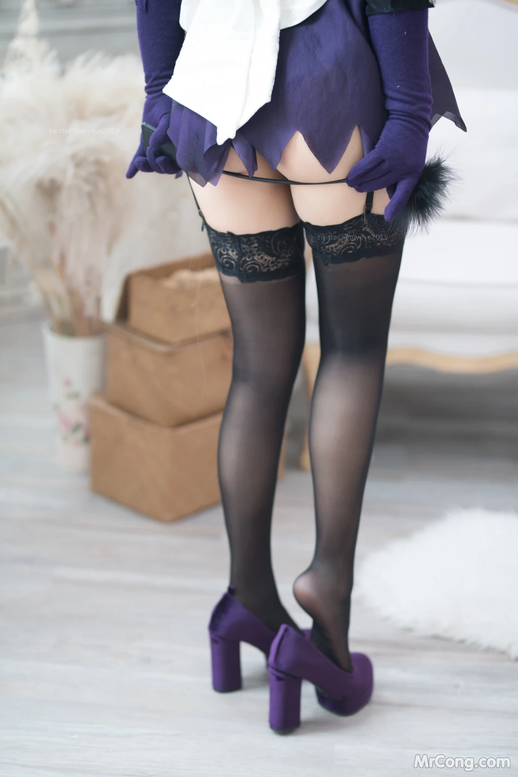 Coser@白烨 Vol.054: 黑枪呆女仆 (50 photos) – Page 5