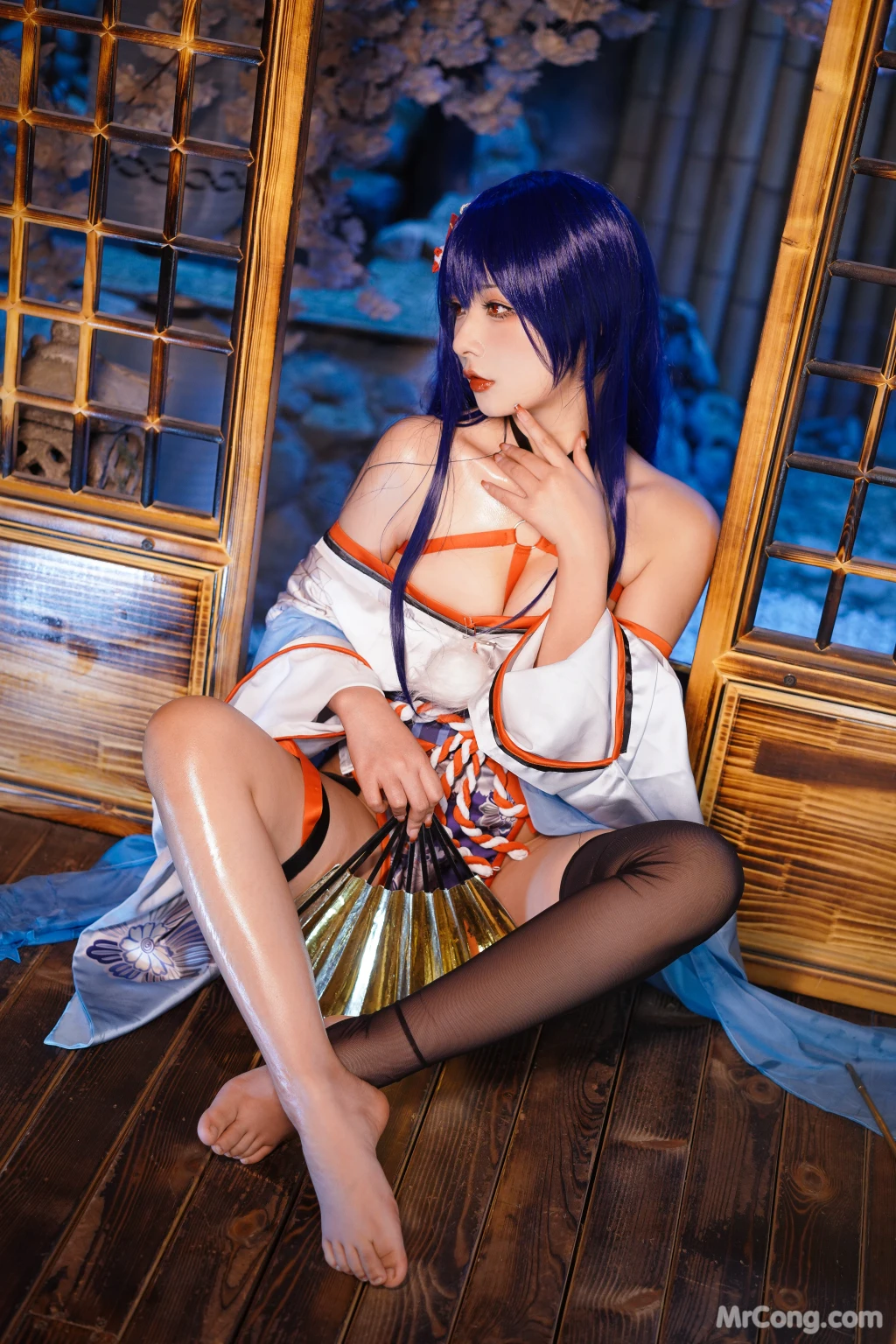 Coser@yuuhui玉汇 No.028: Erophone Re 真子-和服抹油 (82 photos) – Page 9