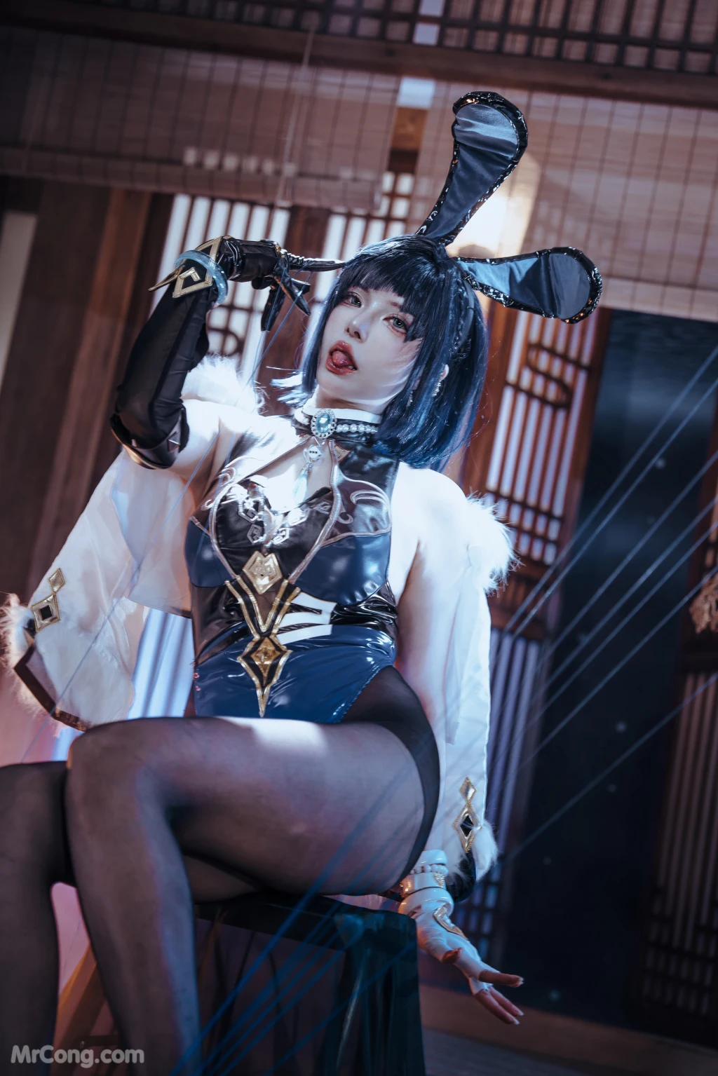 Coser@Xia Xiao Qiu Qiu Qiu (夏小秋秋秋) No.116: 夜兰 兔女郎 (92 photos) – Page 2