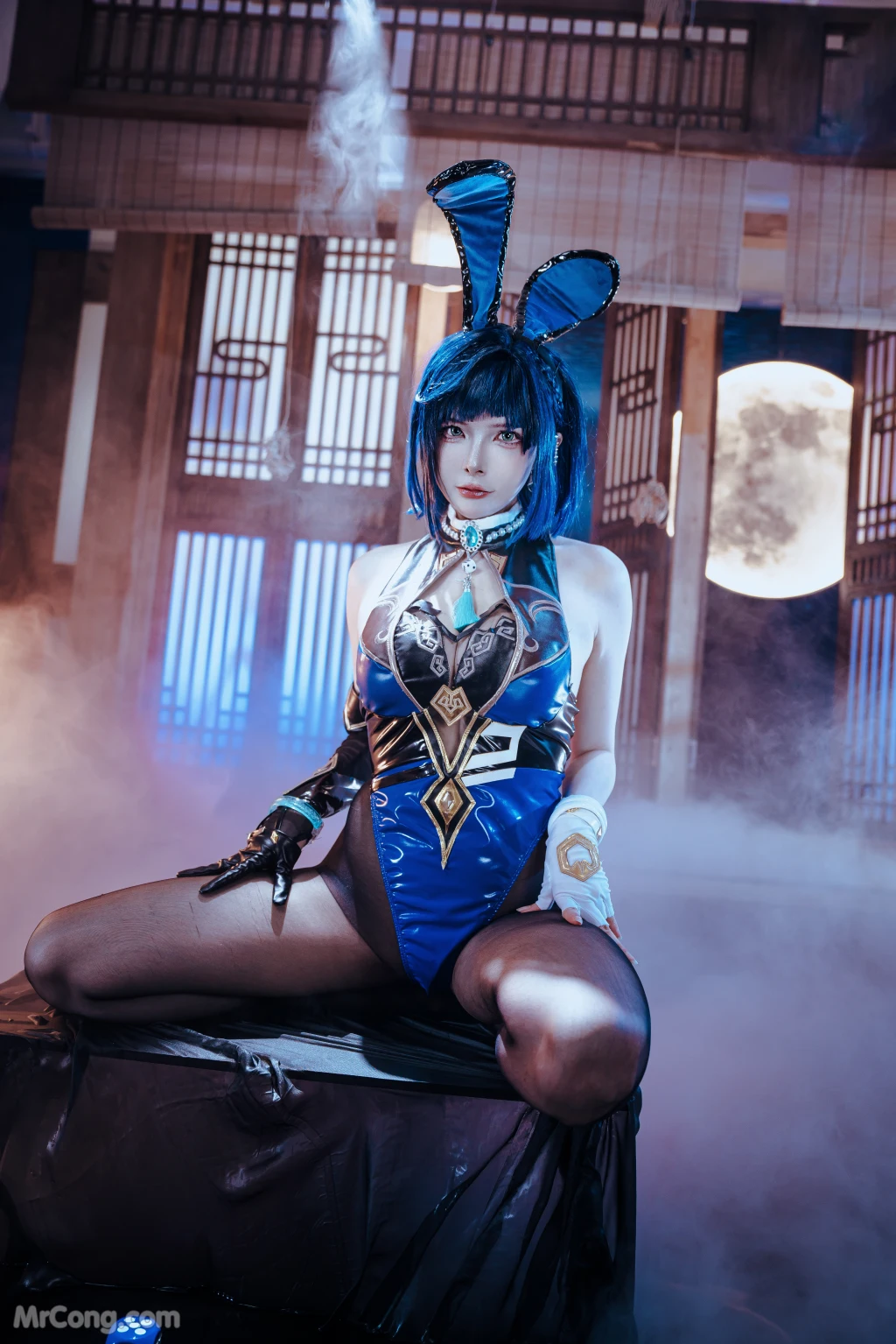 Coser@Xia Xiao Qiu Qiu Qiu (夏小秋秋秋) No.116: 夜兰 兔女郎 (92 photos) – Page 4