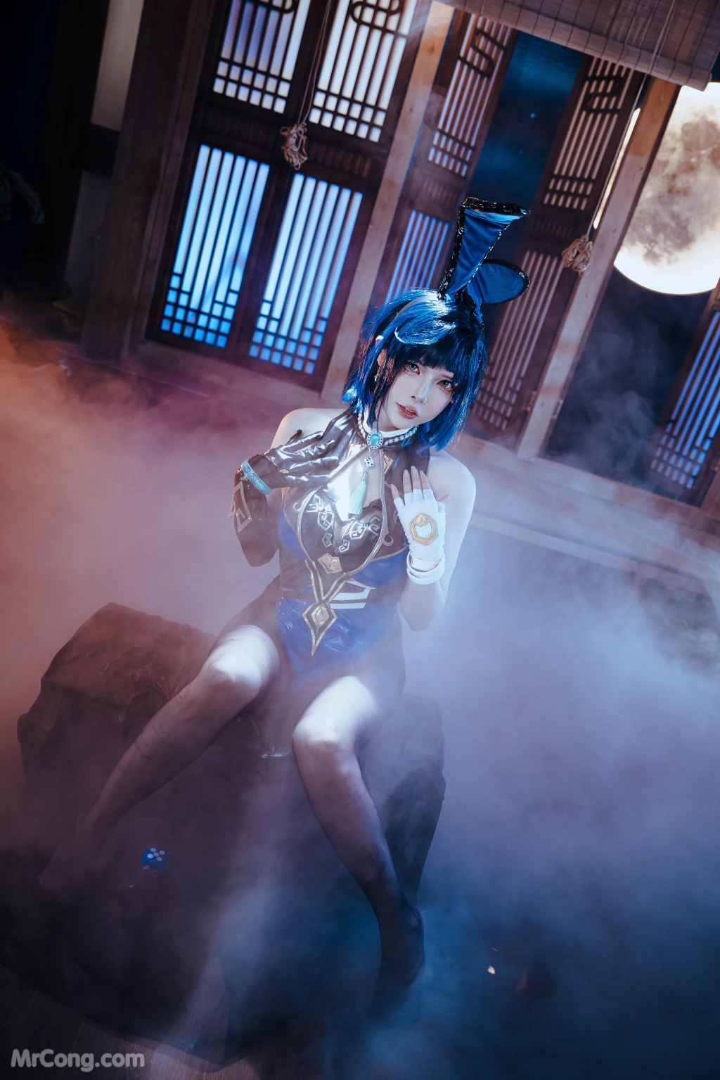 Coser@Xia Xiao Qiu Qiu Qiu (夏小秋秋秋) No.116: 夜兰 兔女郎 (92 photos) – Page 4