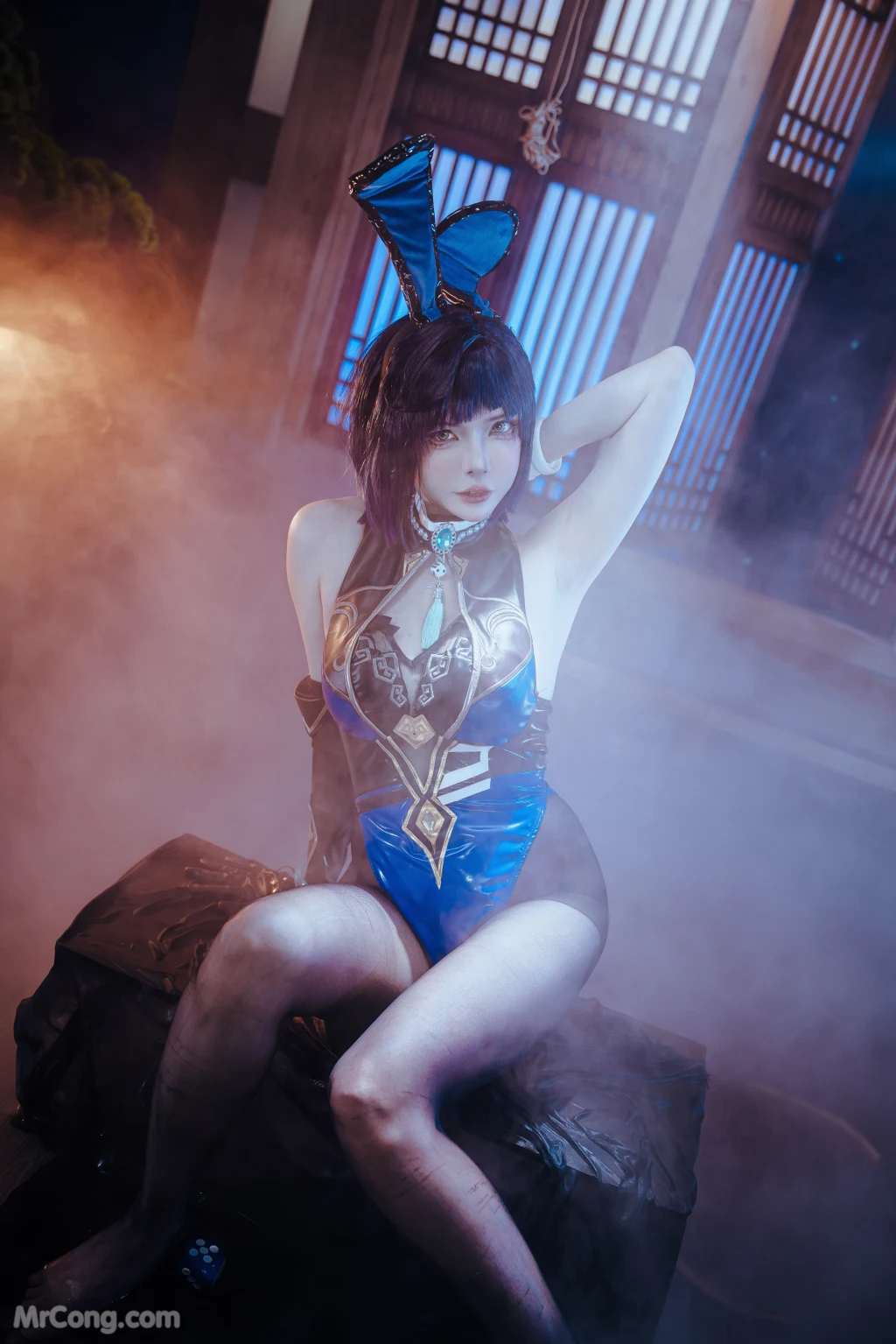 Coser@Xia Xiao Qiu Qiu Qiu (夏小秋秋秋) No.116: 夜兰 兔女郎 (92 photos) – Page 5