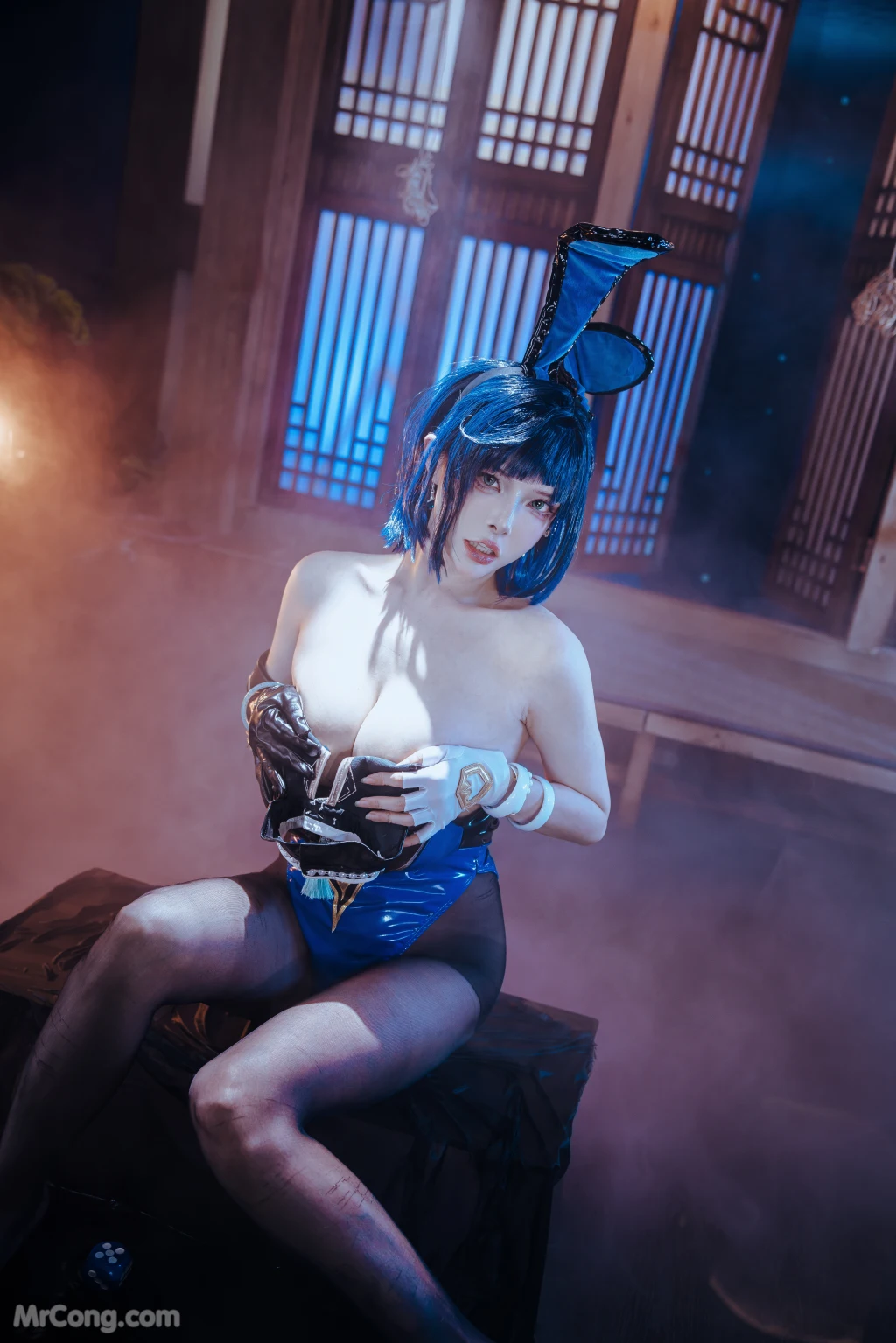 Coser@Xia Xiao Qiu Qiu Qiu (夏小秋秋秋) No.116: 夜兰 兔女郎 (92 photos) – Page 5