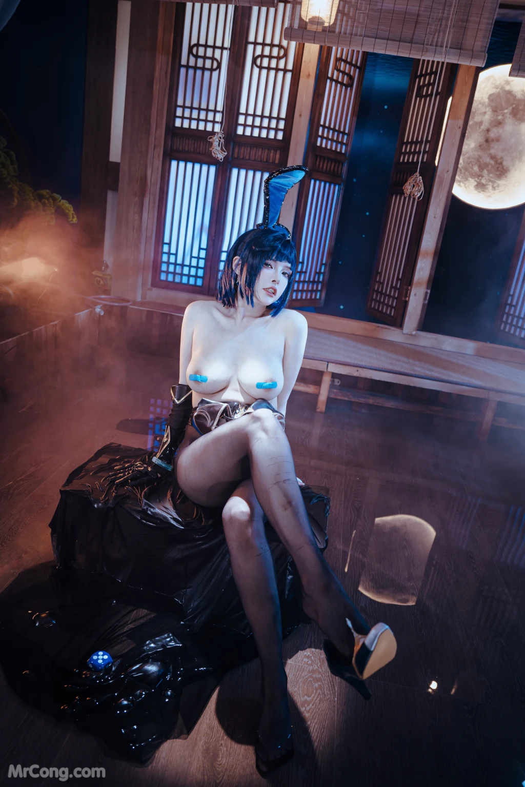 Coser@Xia Xiao Qiu Qiu Qiu (夏小秋秋秋) No.116: 夜兰 兔女郎 (92 photos) – Page 5