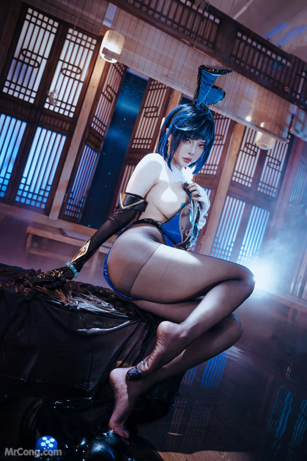 Coser@Xia Xiao Qiu Qiu Qiu (夏小秋秋秋) No.116: 夜兰 兔女郎 (92 photos) – Page 5