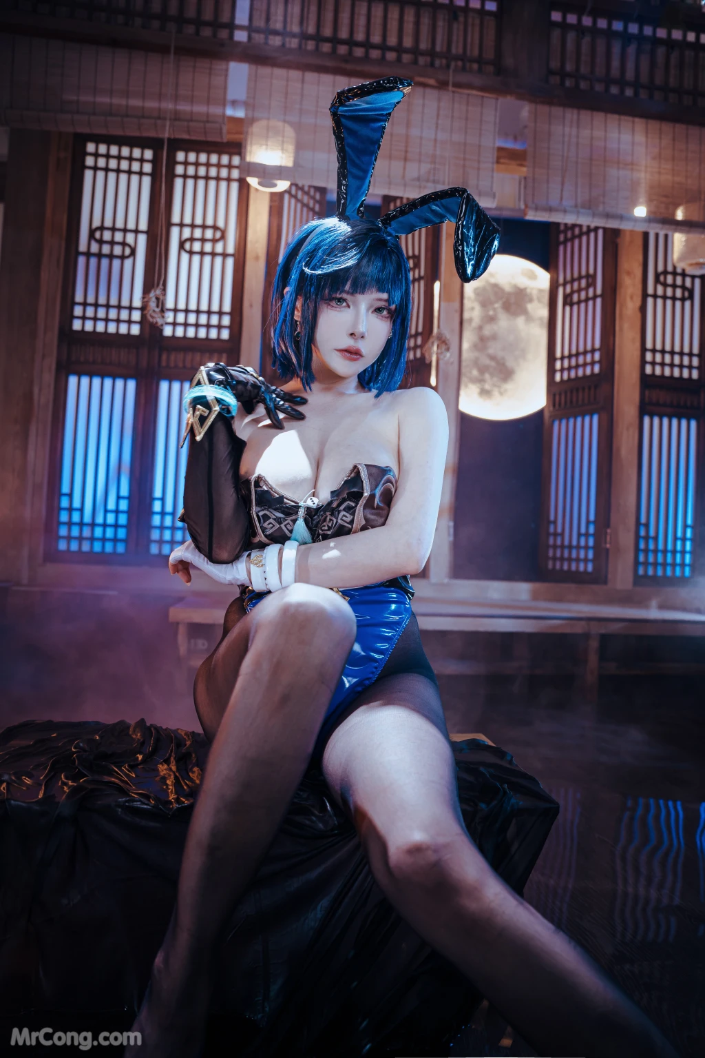 Coser@Xia Xiao Qiu Qiu Qiu (夏小秋秋秋) No.116: 夜兰 兔女郎 (92 photos) – Page 6