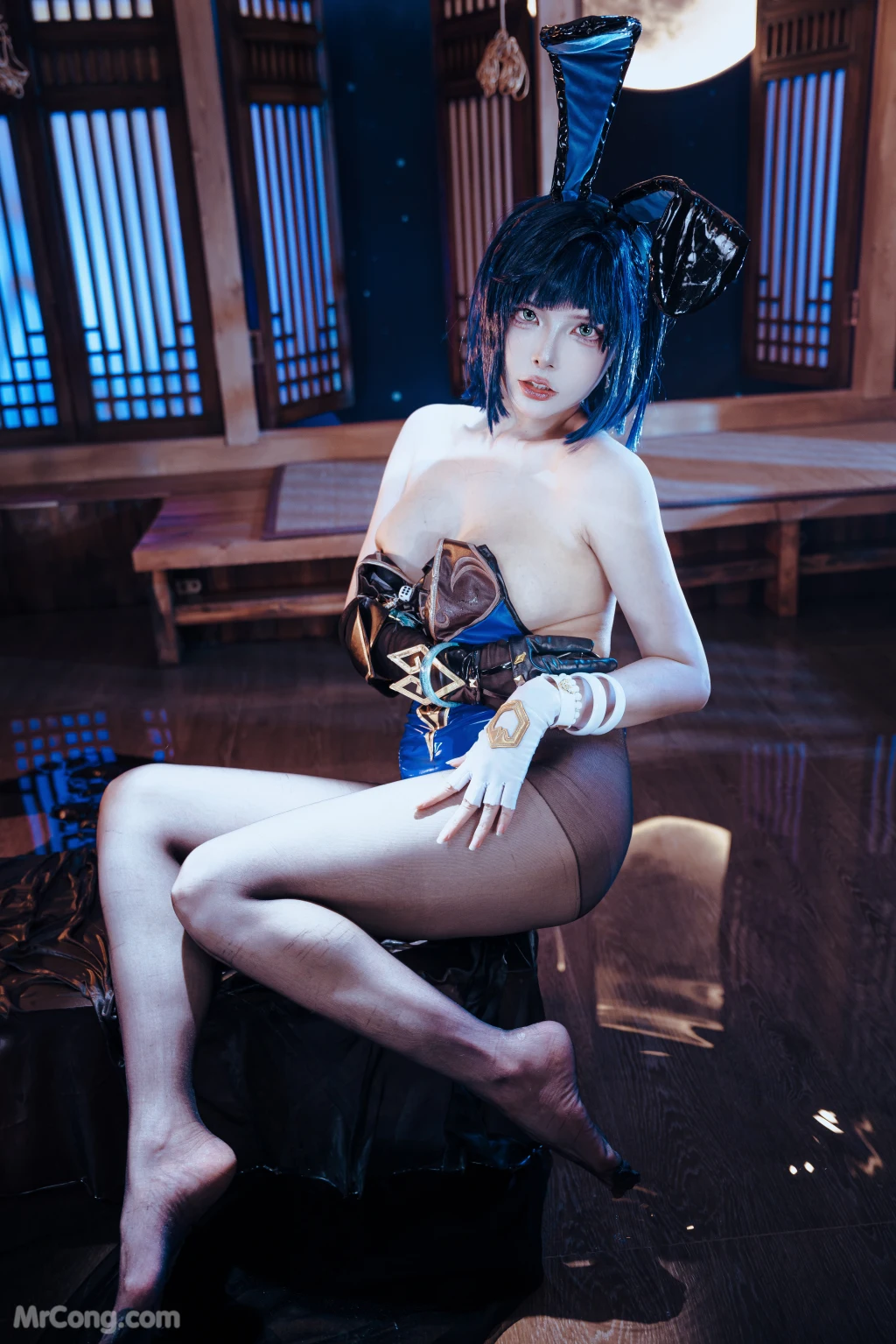 Coser@Xia Xiao Qiu Qiu Qiu (夏小秋秋秋) No.116: 夜兰 兔女郎 (92 photos) – Page 6