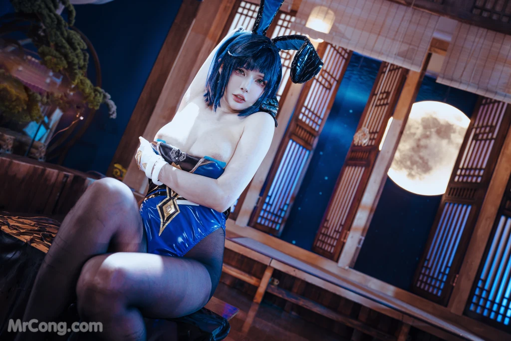 Coser@Xia Xiao Qiu Qiu Qiu (夏小秋秋秋) No.116: 夜兰 兔女郎 (92 photos) – Page 6