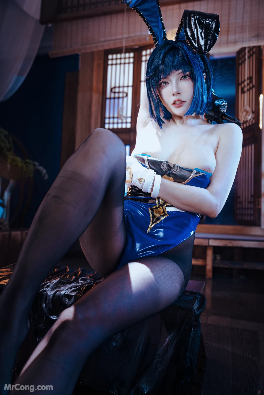 Coser@Xia Xiao Qiu Qiu Qiu (夏小秋秋秋) No.116: 夜兰 兔女郎 (92 photos) – Page 6