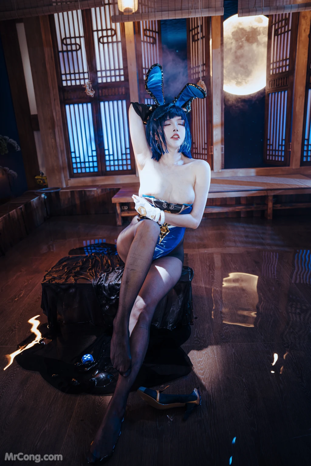 Coser@Xia Xiao Qiu Qiu Qiu (夏小秋秋秋) No.116: 夜兰 兔女郎 (92 photos) – Page 6