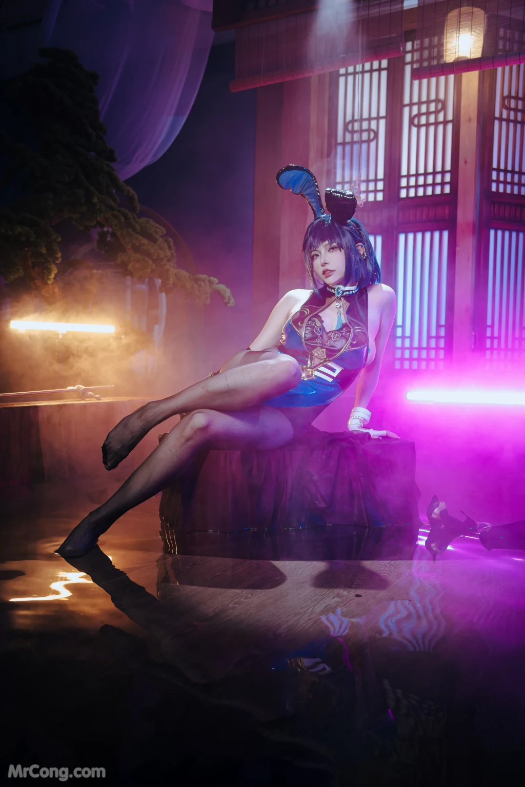 Coser@Xia Xiao Qiu Qiu Qiu (夏小秋秋秋) No.116: 夜兰 兔女郎 (92 photos) – Page 8