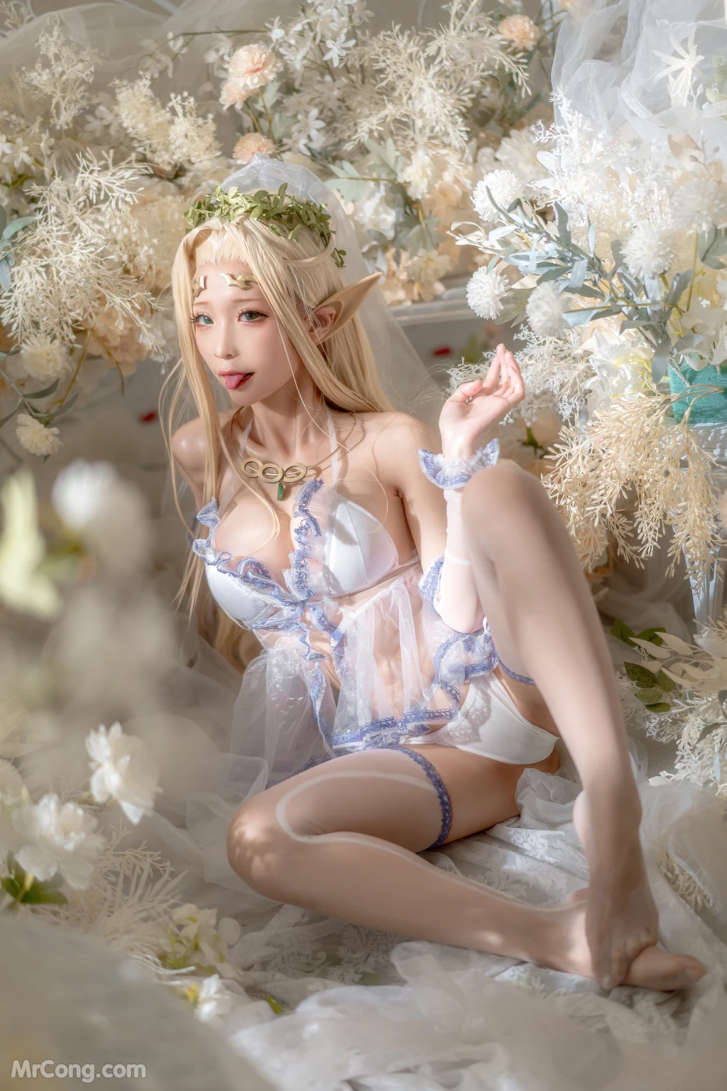 Coser@蠢沫沫 (chunmomo): White Elf (147 photos) – Page 14
