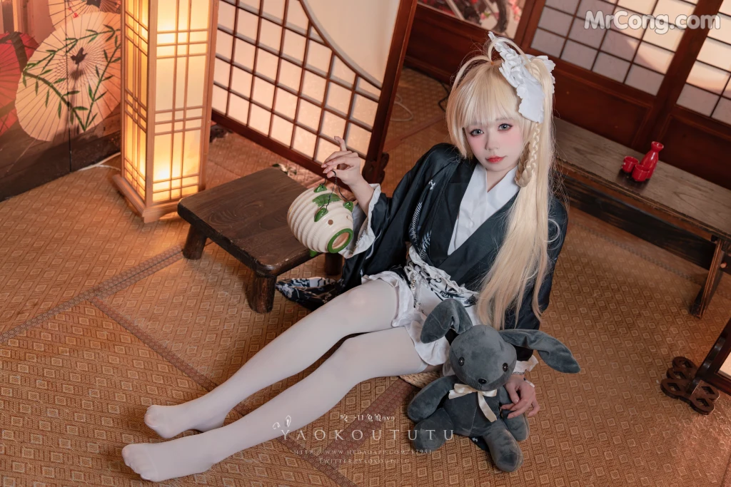 Coser@黏黏团子兔: 六月T3专属特典『穹妹浴衣』 (42 photos + 1 video)插图3