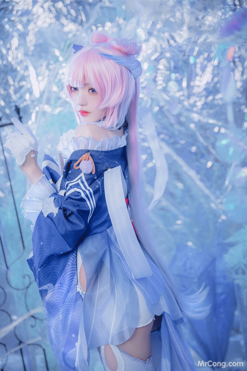 Coser@桜桃喵 Vol.153: 珊瑚宫心海 (29 photos + 3 videos)插图3