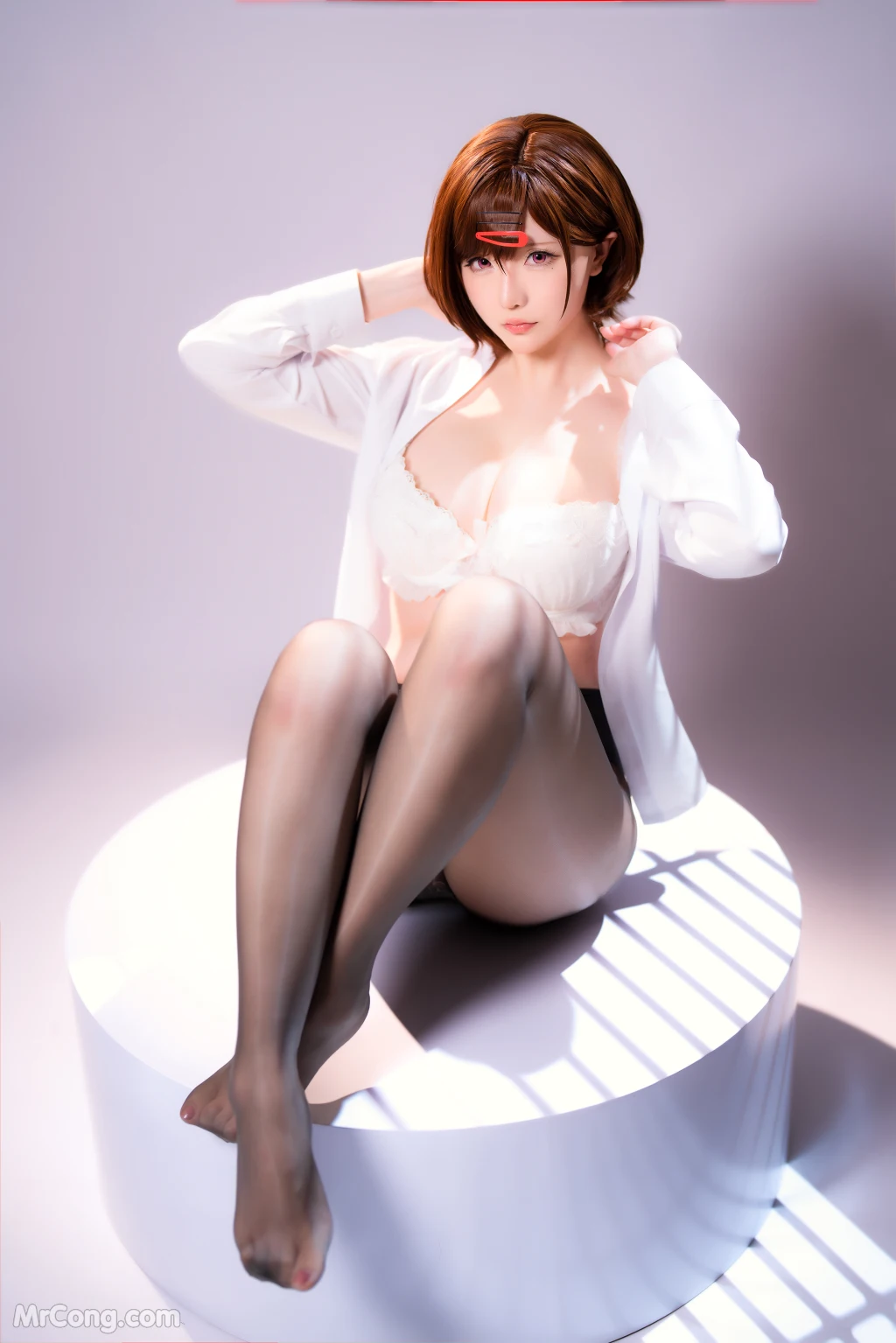 Coser@星之迟迟Hoshilily: 2023 6月计划B 偶像大师-樋口円香 (70 photos + 1 video) – Page 5