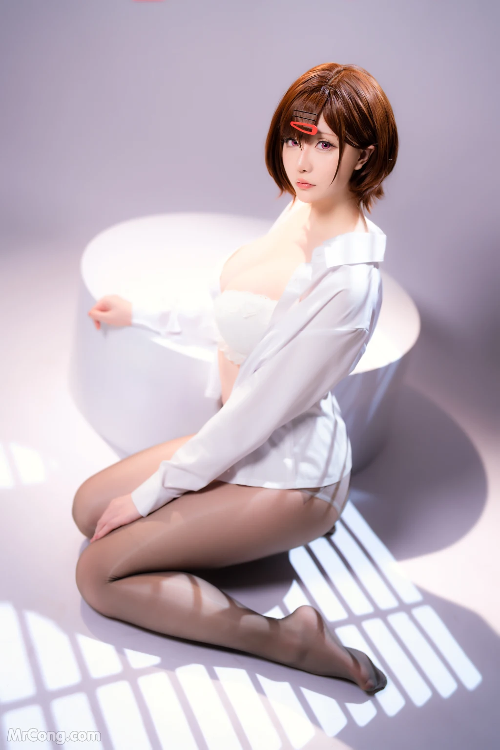 Coser@星之迟迟Hoshilily: 2023 6月计划B 偶像大师-樋口円香 (70 photos + 1 video) – Page 5