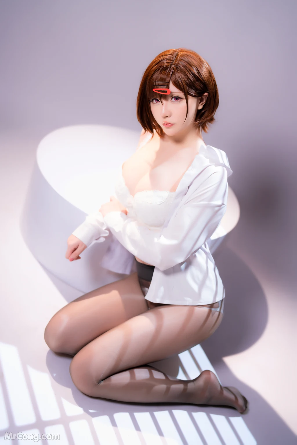 Coser@星之迟迟Hoshilily: 2023 6月计划B 偶像大师-樋口円香 (70 photos + 1 video) – Page 5
