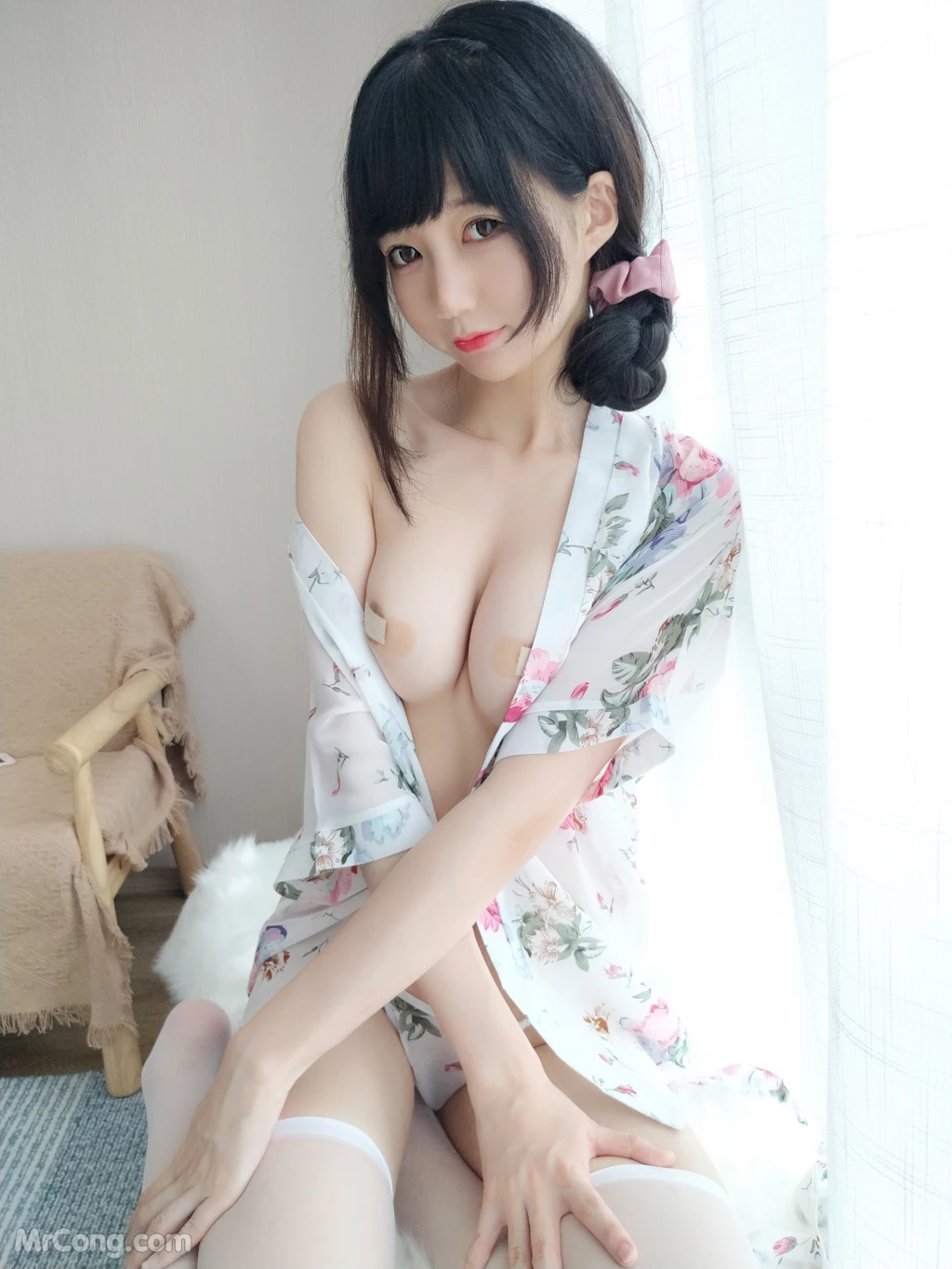 Coser@NAGISA魔物喵: 妻の和風浴衣 (37 photos + 3 videos) – Page 3