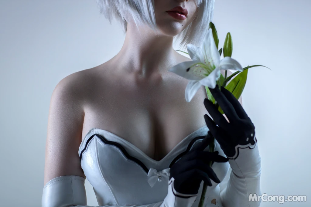 Coser@Sayathefox: 2B Floral (10 photos)插图1