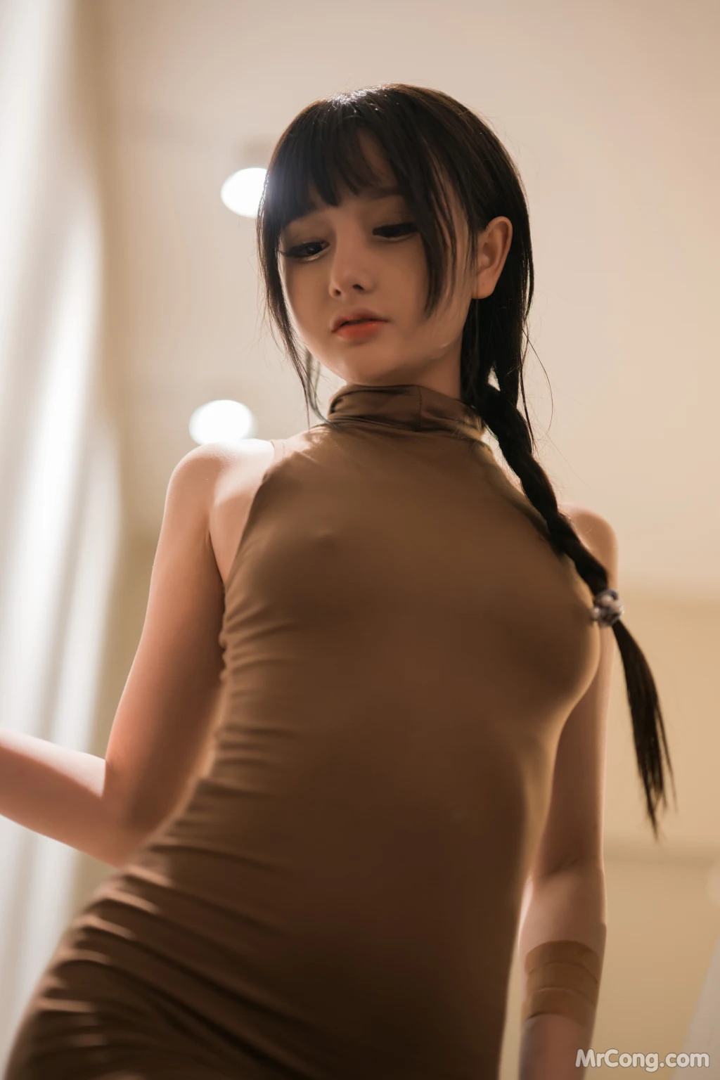 Coser@您的蛋蛋: 凸点棕裙 (30 photos + 1 video)插图2