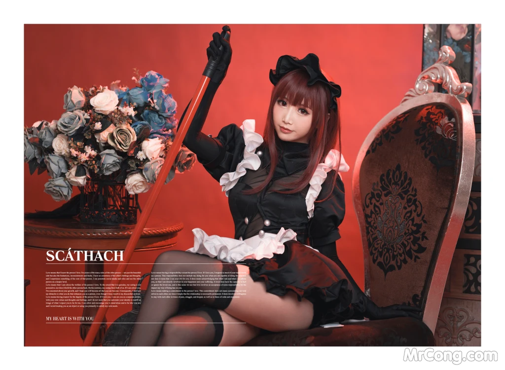 Coser@面饼仙儿 No.056: 斯卡哈女仆 (20 photos) – Page 2