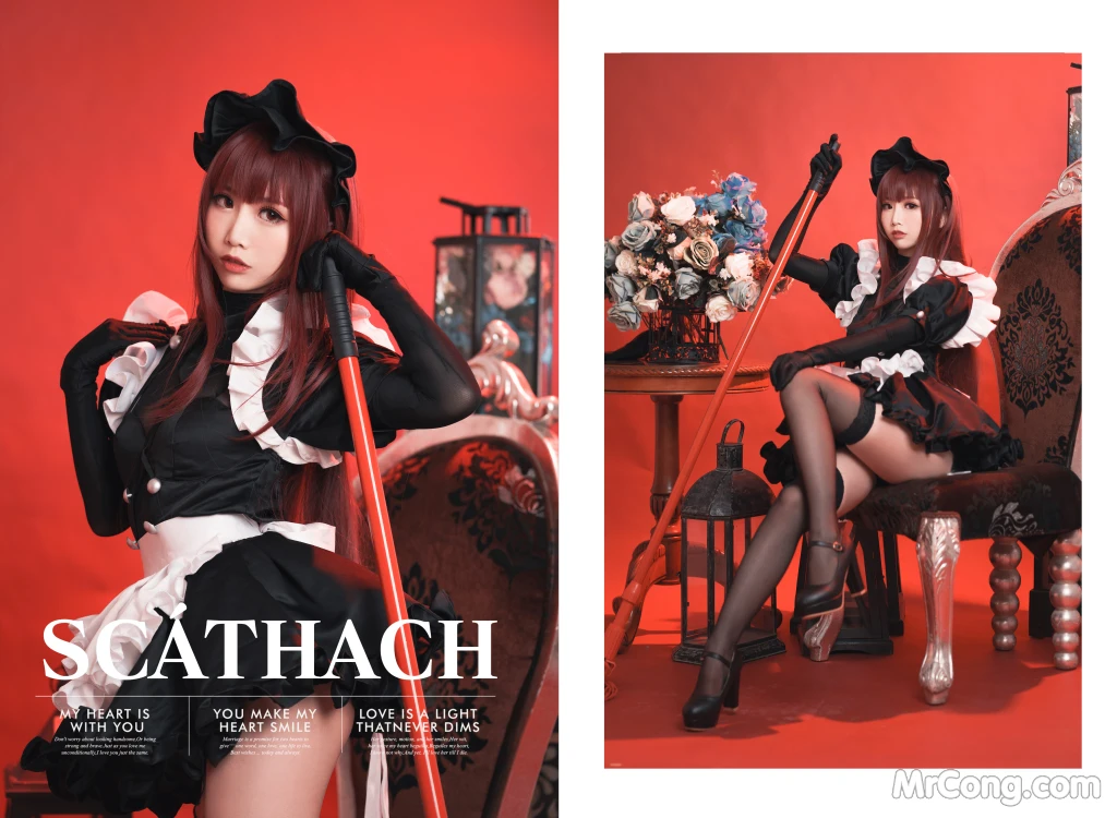 Coser@面饼仙儿 No.056: 斯卡哈女仆 (20 photos) – Page 2