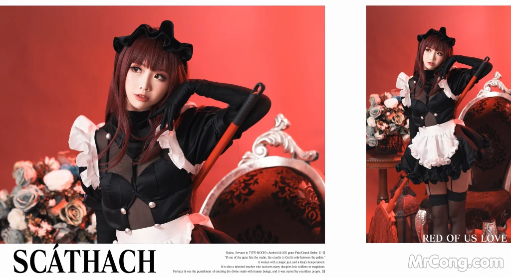 Coser@面饼仙儿 No.056: 斯卡哈女仆 (20 photos) – Page 2