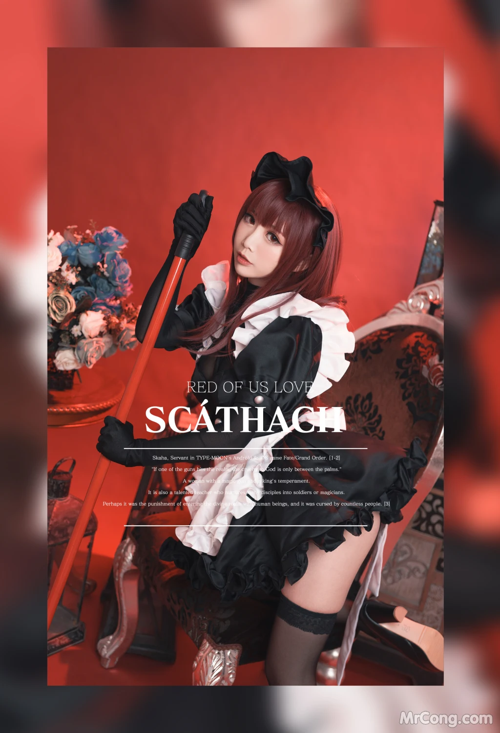 Coser@面饼仙儿 No.056: 斯卡哈女仆 (20 photos) – Page 2