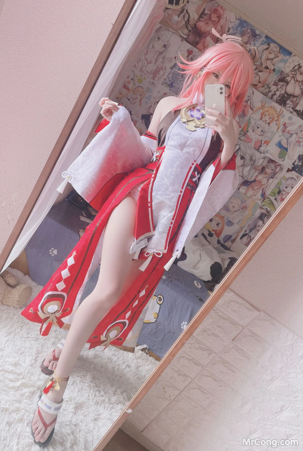 Coser@习呆呆: 八重神子 (24 photos + 1 video)插图3