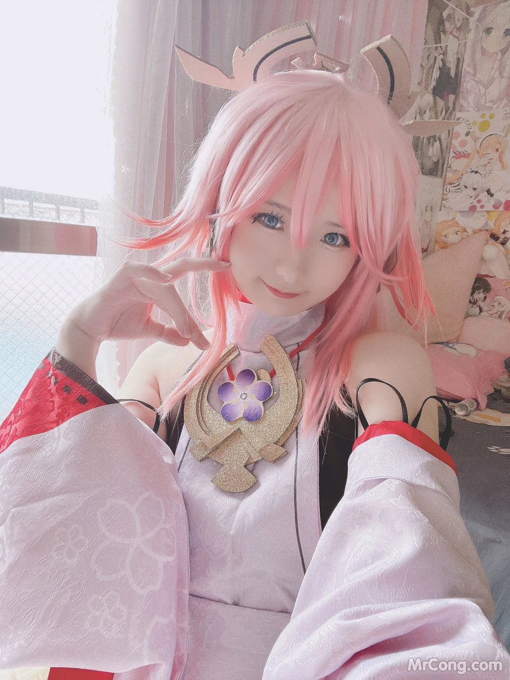 Coser@习呆呆: 八重神子 (24 photos + 1 video)插图4