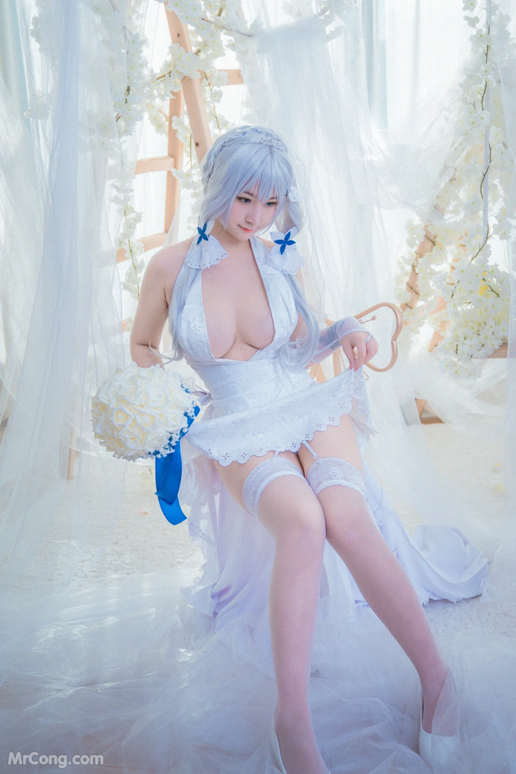 Coser@Mao Jiu Jiang Sakura (猫九酱Sakura): 碧蓝誓约 (95 photos )