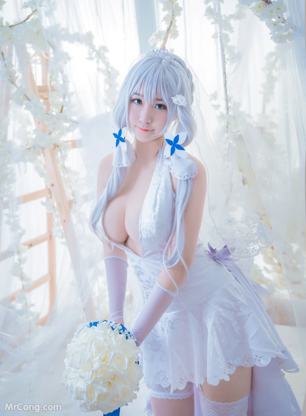 Coser@Mao Jiu Jiang Sakura (猫九酱Sakura): 碧蓝誓约 (95 photos )