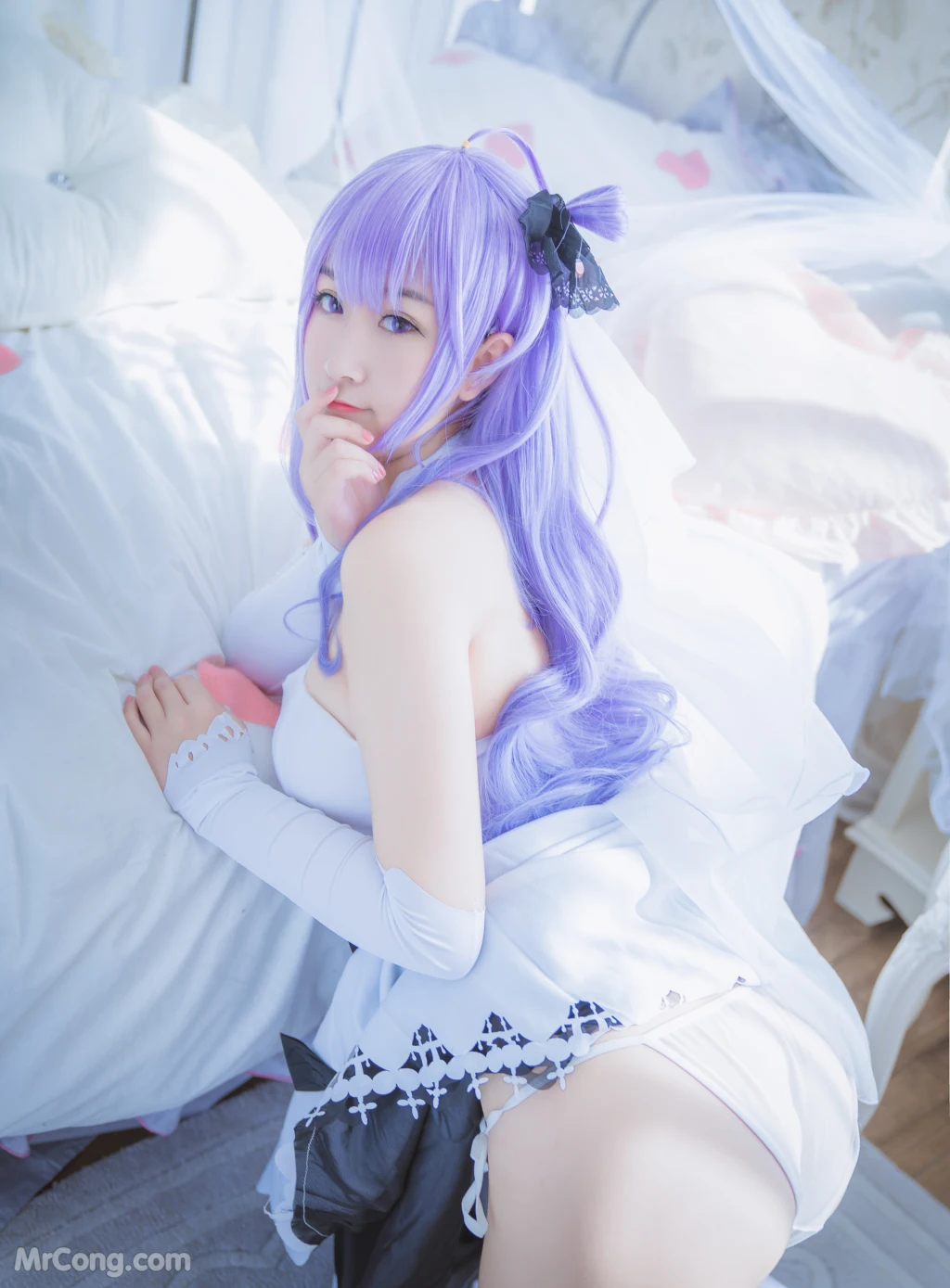 Coser@Mao Jiu Jiang Sakura (猫九酱Sakura): 碧蓝誓约 (95 photos )