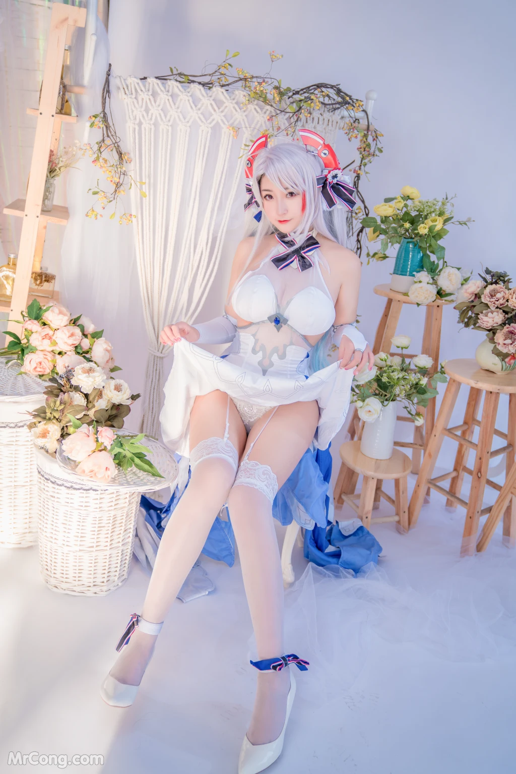 Coser@Mao Jiu Jiang Sakura (猫九酱Sakura): 碧蓝誓约 (95 photos )