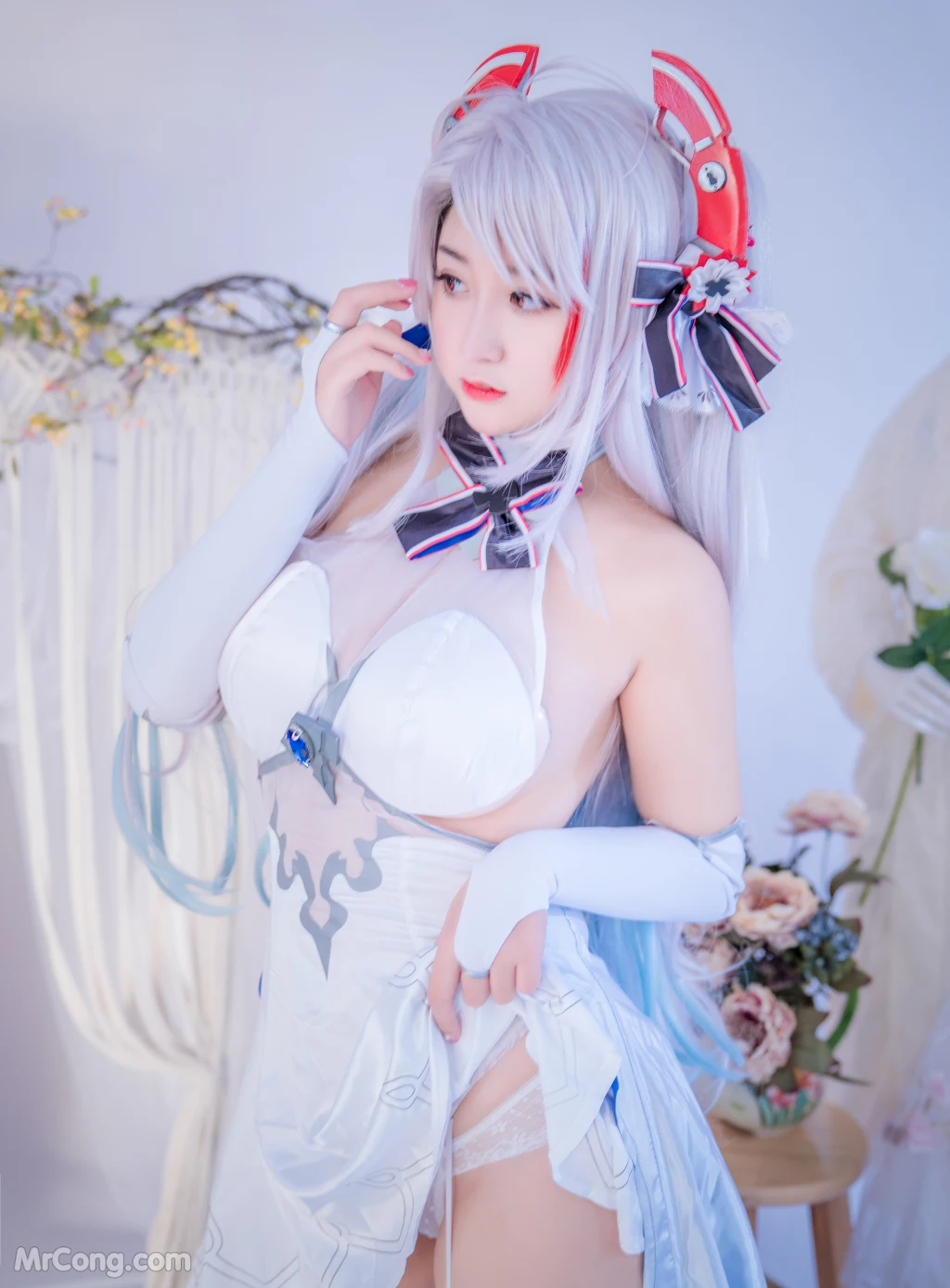 Coser@Mao Jiu Jiang Sakura (猫九酱Sakura): 碧蓝誓约 (95 photos )