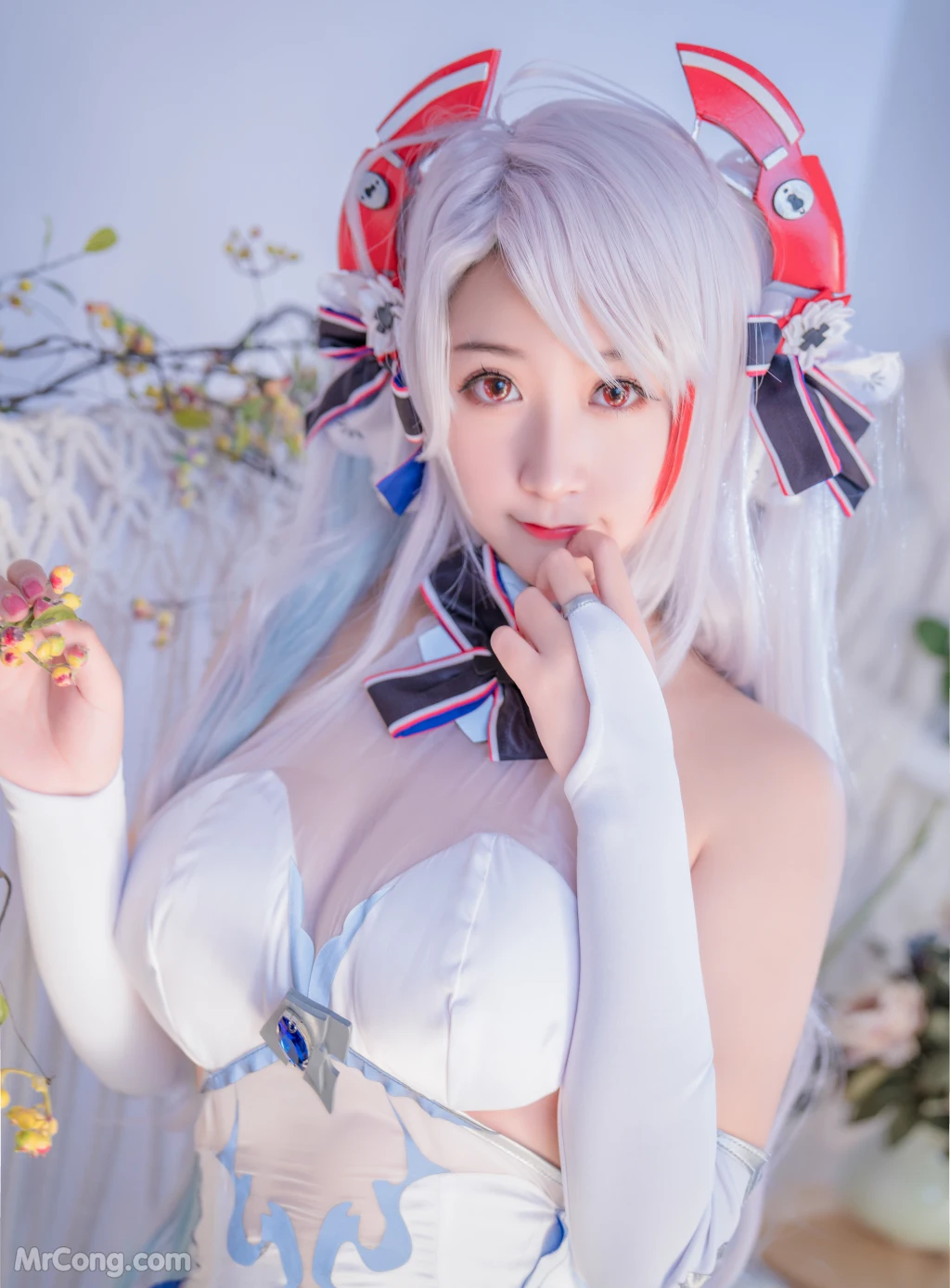 Coser@Mao Jiu Jiang Sakura (猫九酱Sakura): 碧蓝誓约 (95 photos )