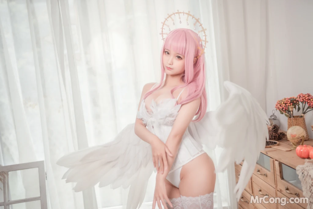 Coser@蠢沫沫 (chunmomo) Vol.157: 沫沫真爱版 天使本-光天使 (45 photos)