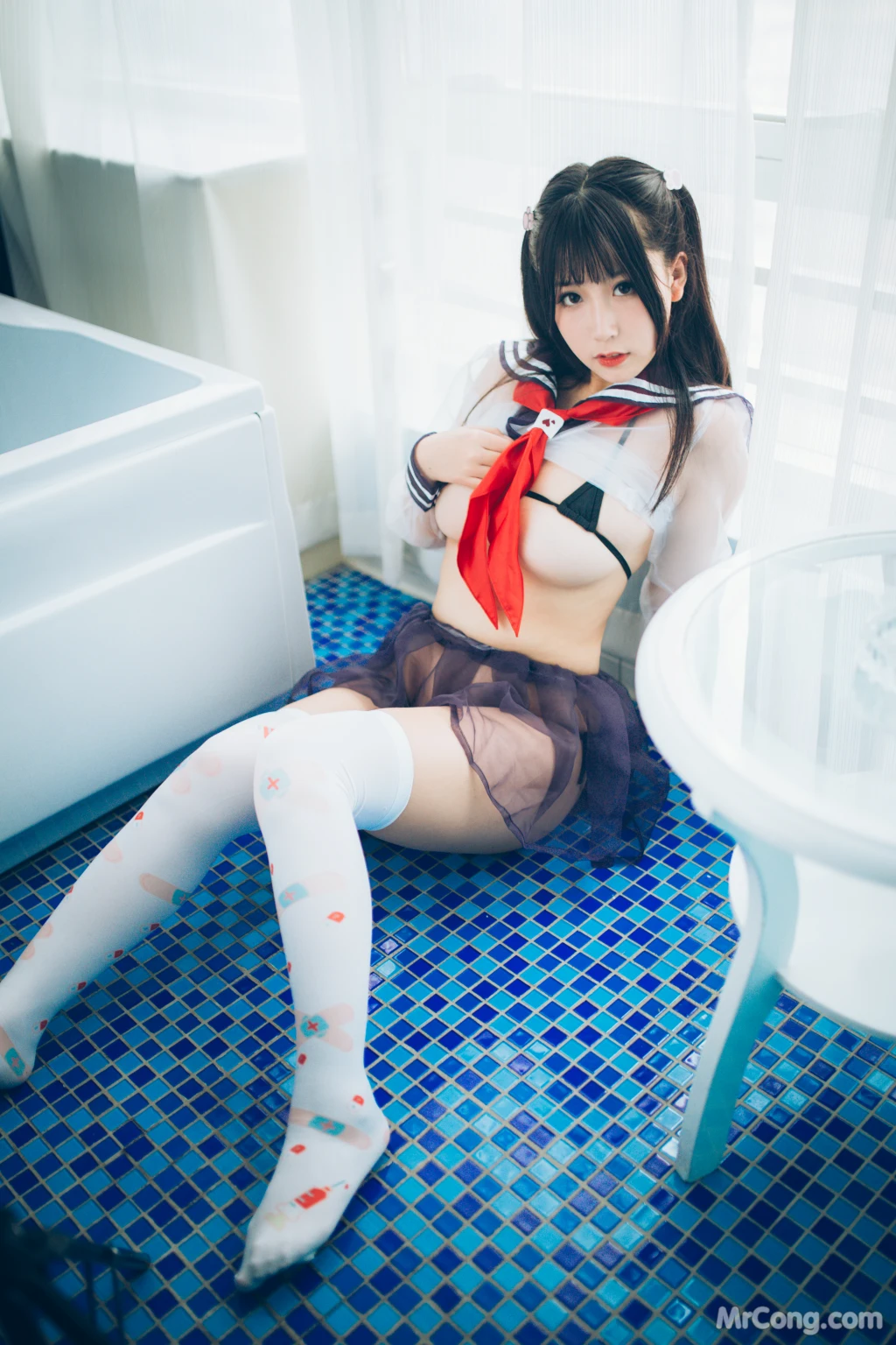 Coser@Mao Jiu Jiang Sakura (猫九酱Sakura): 刀舞 (68 photos)