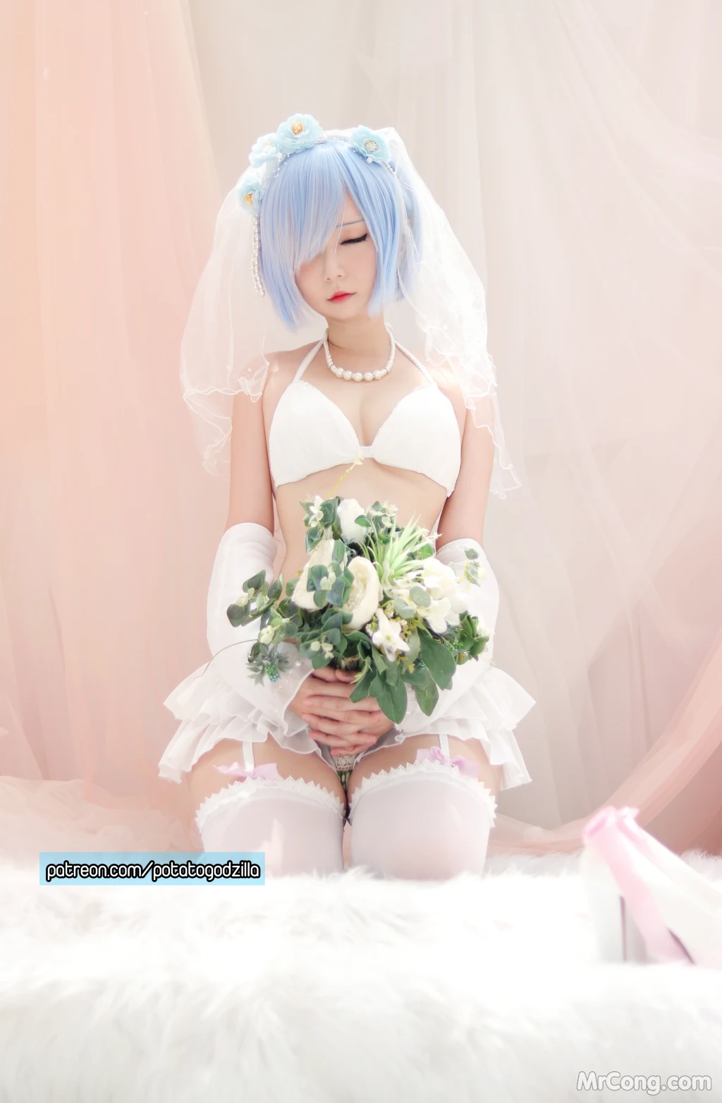 Coser@Potato Godzilla: Bride Rem (42 photos)插图7