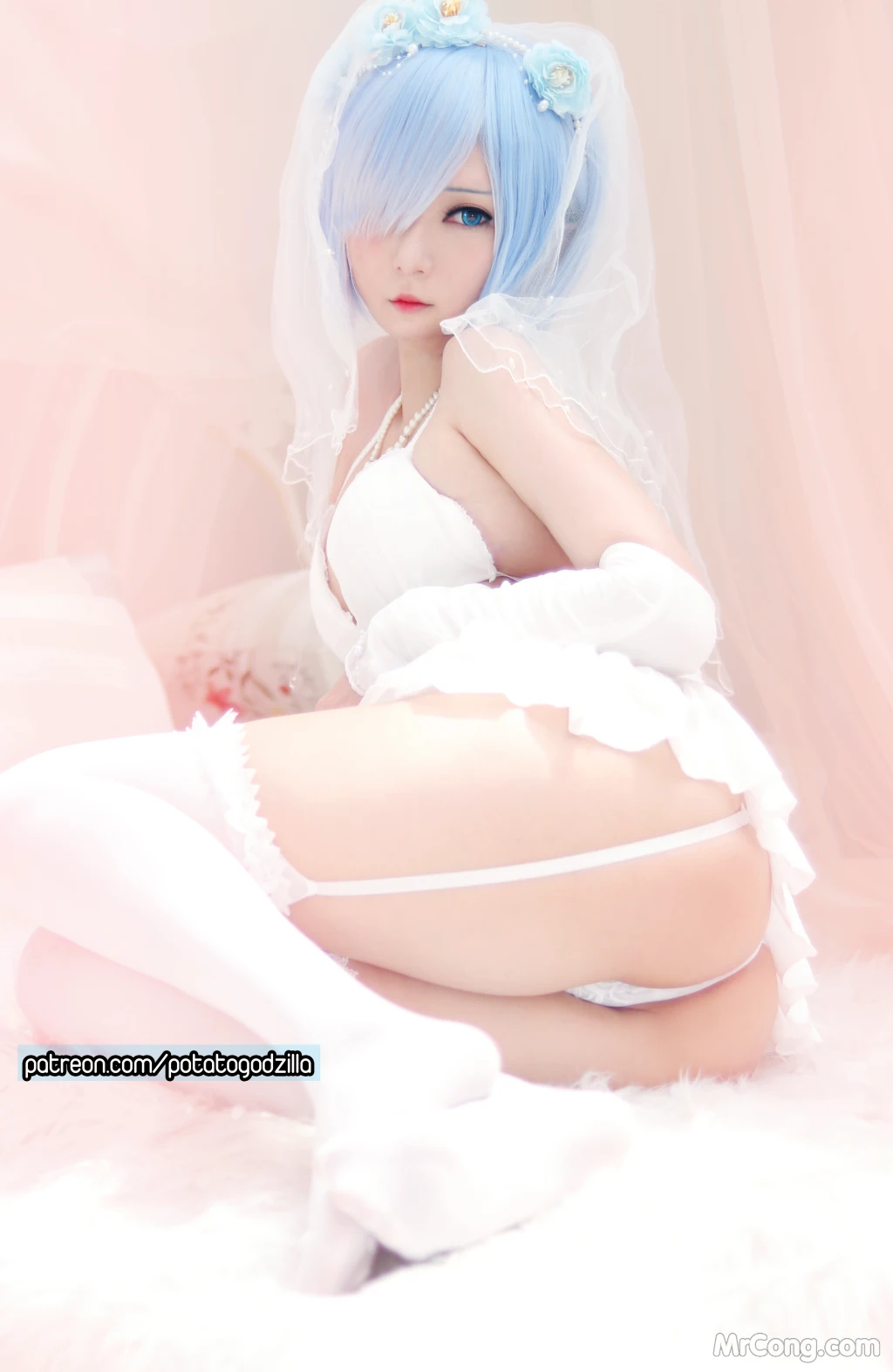Coser@Potato Godzilla: Bride Rem (42 photos) – Page 4