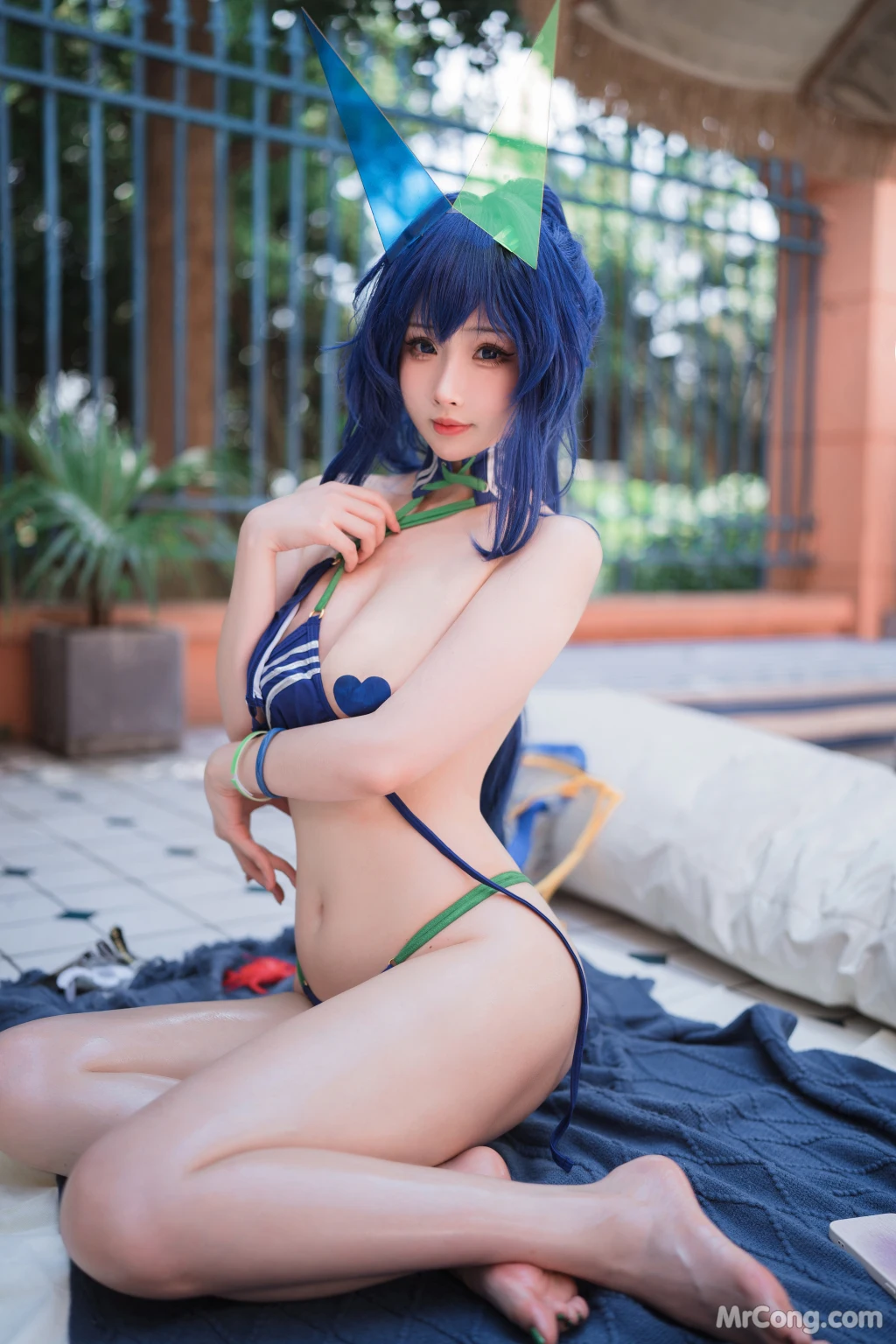 Coser@rioko凉凉子 Vol.119: 碧蓝航线 花园 (40 photos )