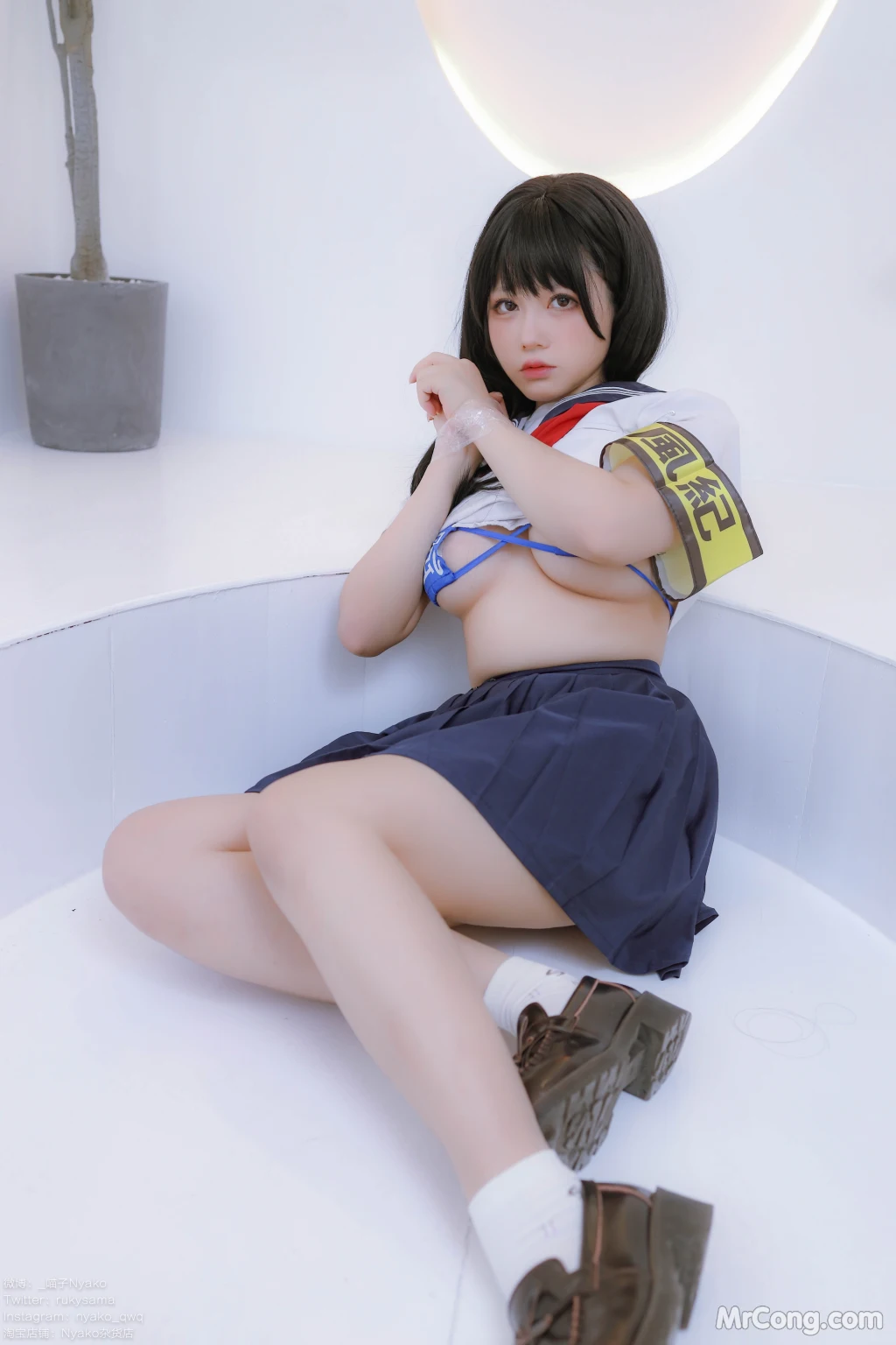 Coser@Nyako喵子: 风纪委员 (85 photos)