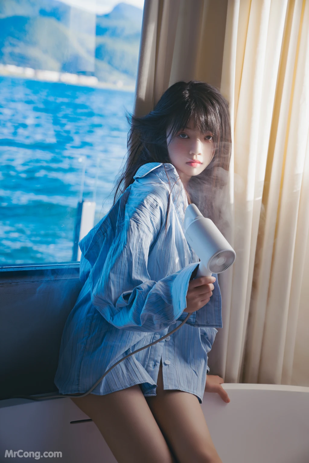 Coser@桜桃喵 Vol.162: 蓝衬衫 (44 photos) – Page 2