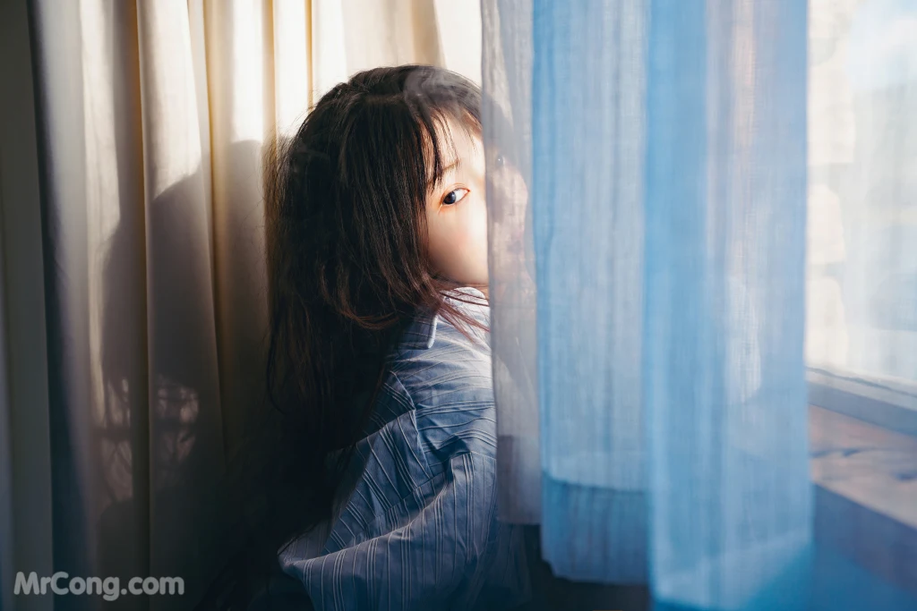 Coser@桜桃喵 Vol.162: 蓝衬衫 (44 photos) – Page 4