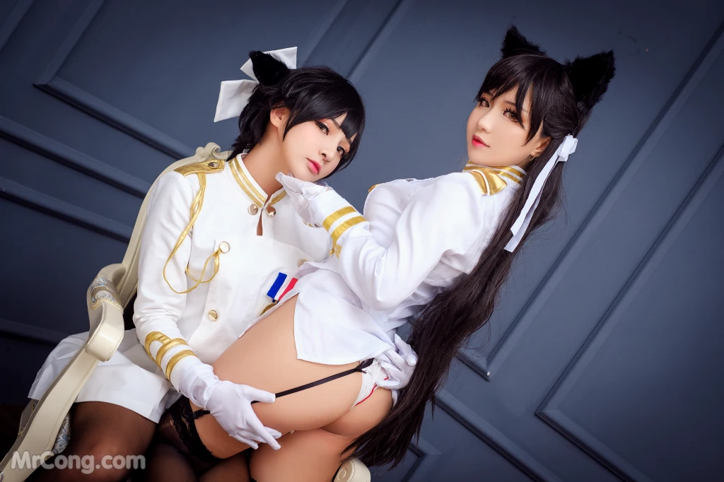 Coser@Mimichan: Takao&amp;Atago (23 photos)