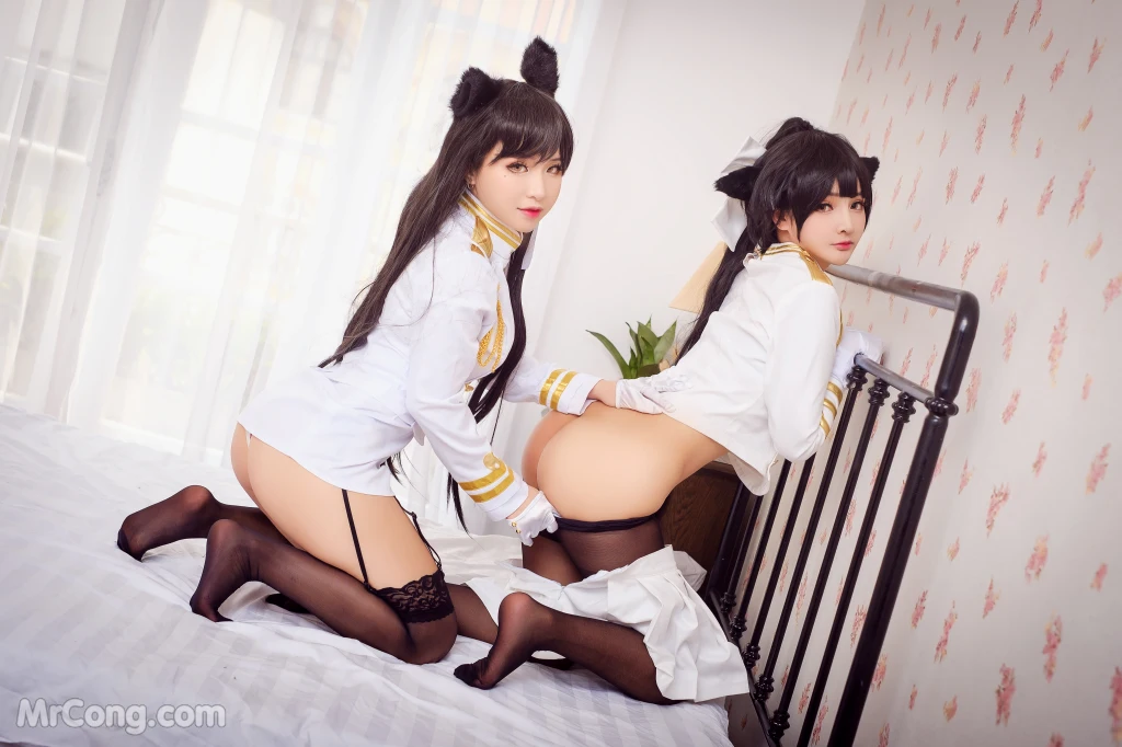 Coser@Mimichan: Takao&amp;Atago (23 photos)