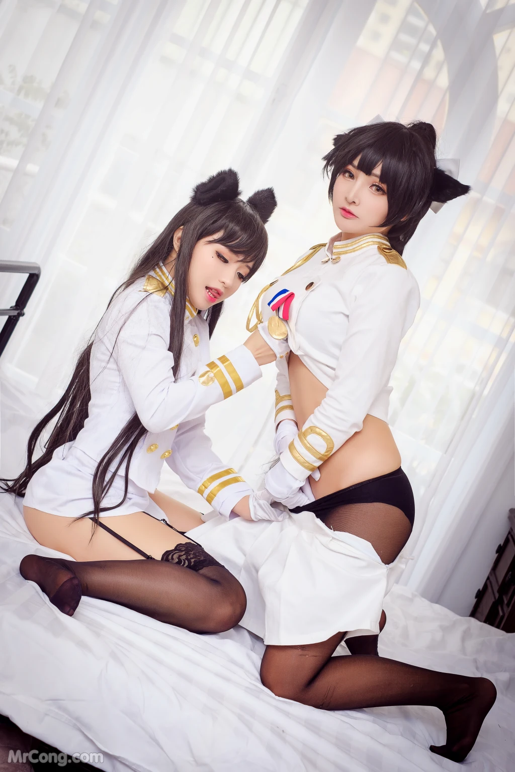 Coser@Mimichan: Takao&amp;Atago (23 photos)